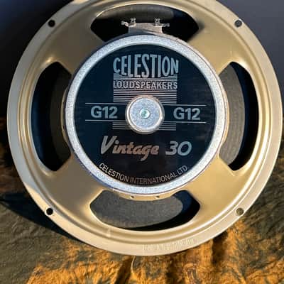 Celestion G12 Vintage 30 12" 60-Watt 8ohm Guitar Amp Speaker 2020s - Gold image 2