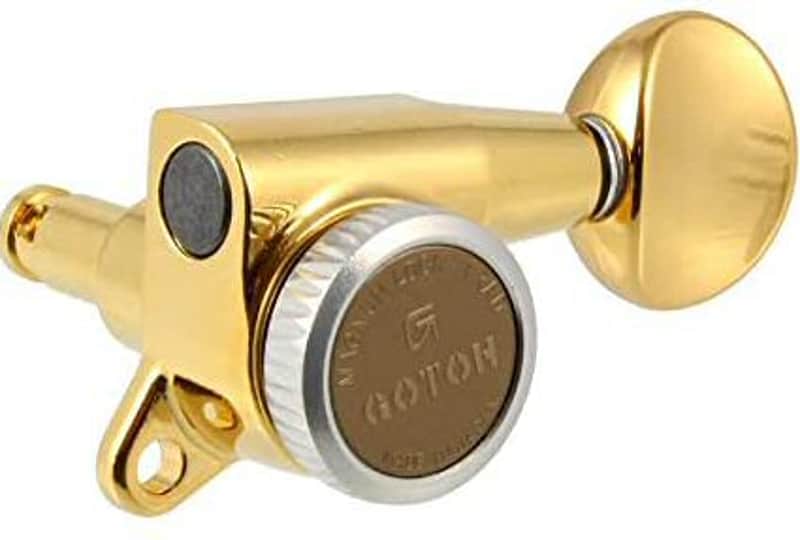 Gotoh SG381-MGT Gold 3×3 Locking Tuners TK-0938-002 image 1