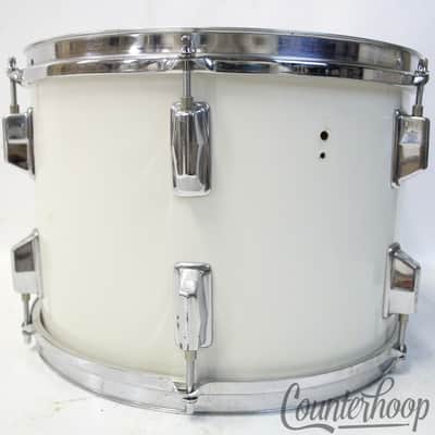 Pearl 13x9"Tom Drum Piano White Wrap 6Ply Mahogany Lauan Shell Vintage 70s Japan image 2