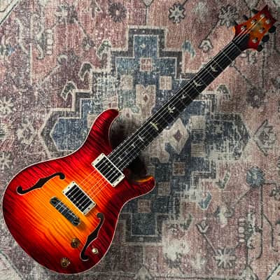 2018 PRS Private Stock #7439 Hollowbody II Dragon’s Breath Glow Custom Electric Guitar W/ Original Hardshell Case & Paperwork! image 3