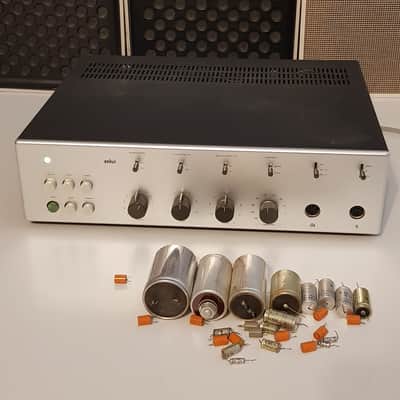 Amplifier Braun CSV 500 1968 - Silver / Black Working 100% Full Service Full Recap image 1