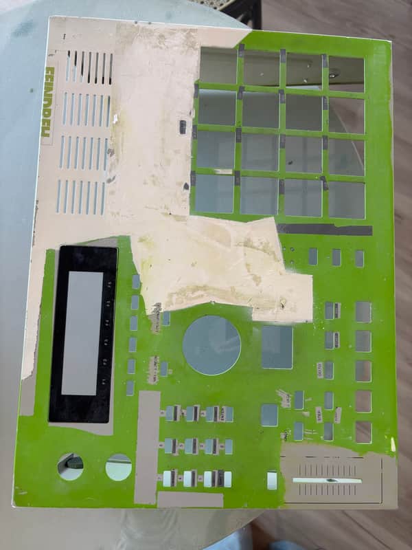 Akai MPC2000 original face plate chassis cover upper case for project image 1