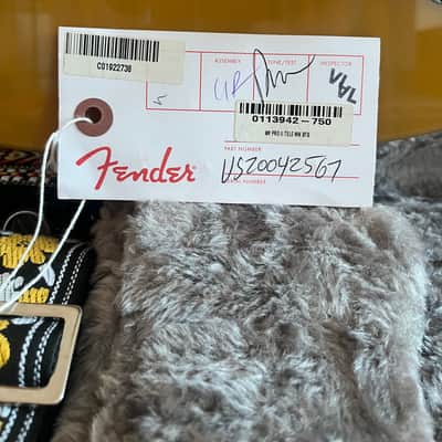 Fender American Professional II Telecaster with Maple Fretboard 2020 - Present - Butterscotch Blonde image 5