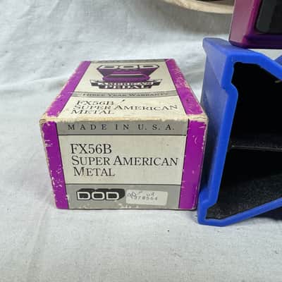 DOD FX56B fx56 b Super American Metal Distortion Pedal with Box image 2