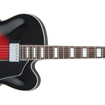 Ibanez AF75TRS Hollowbody Electric Guitar - Trans Red image 1