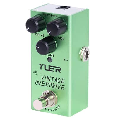 YUER Vintage Overdrive Electric Guitar Effects Pedal Mini True Bypass ✅ New image 2