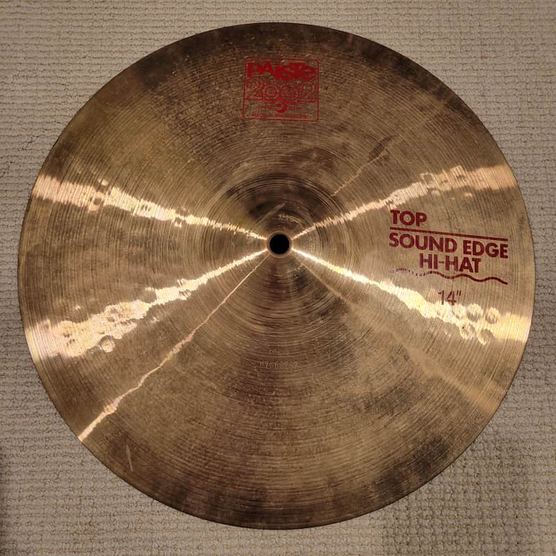 Paiste 14" 2002 Sound Edge Hi-Hat Cymbals (Pair) 2007 image 1