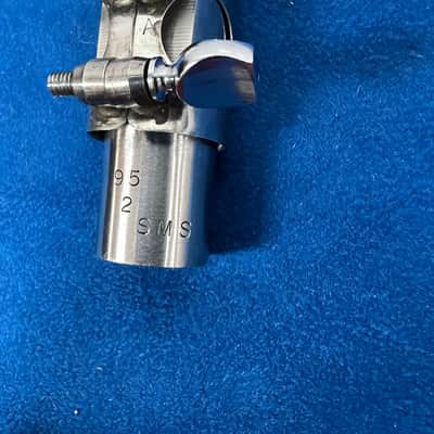 Vintage Berg Larsen Metal Alto Sax Saxophone Mouthpiece with Original Box Cap and Ligature 95/2 SMS image 10