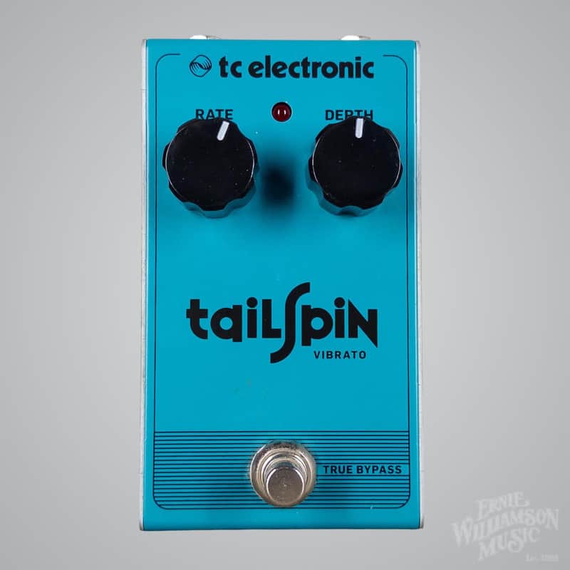 TC Electronic Tail Spin Vibrato Tailspin True Bypass Guitar Effect Pedal. USED image 1