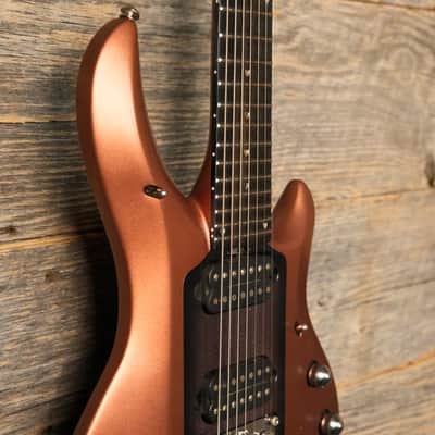 Used Ernie Ball Music Man Majesty 7 - Copper Fire w/OHSC image 4