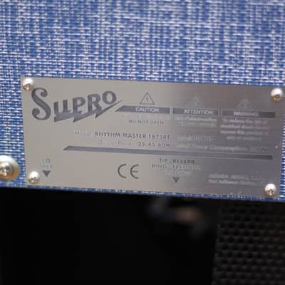 Supro Rythm Master 1675RT Euro 220V - Blue image 6
