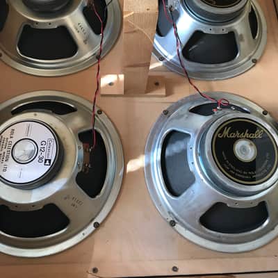 1980 Marshall - 1960B - 4x12 Cabinet 16ohm (Celestion G12-65, G12-30) image 3