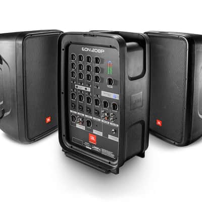 JBL EON208P Portable 8 Two-Way PA with Powered 8-Channel Mixer and Bluetooth image 2