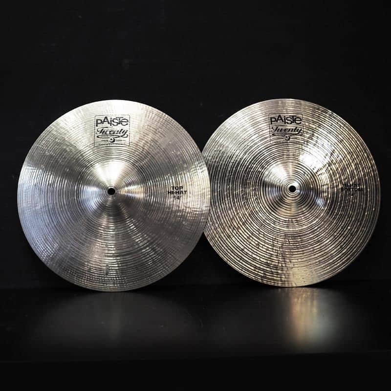 PAiSTe USED ​​Twenty HiHat 14 Pair [Top:1074g/Bottom:1444g] image 1