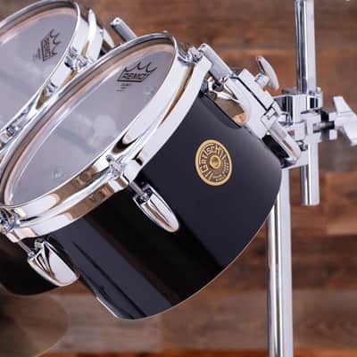 GRETSCH USA CUSTOM 7 PIECE PHIL COLLINS REPLICA CONCERT TOM DRUM KIT, NITRON BLACK (PRE-LOVED) image 12