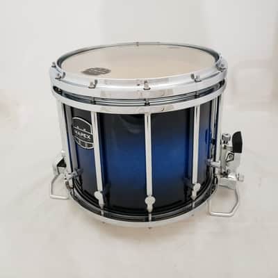 Mapex Quantum XT High Tension Marching Snare Drum--Blue Galaxy Sparkle Burst image 2