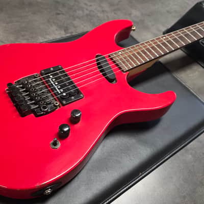 ESP THE JUNIOR Ferrari Red Jackson lawsuit headstock Japanese Super Strat MIJ JAPAN image 3