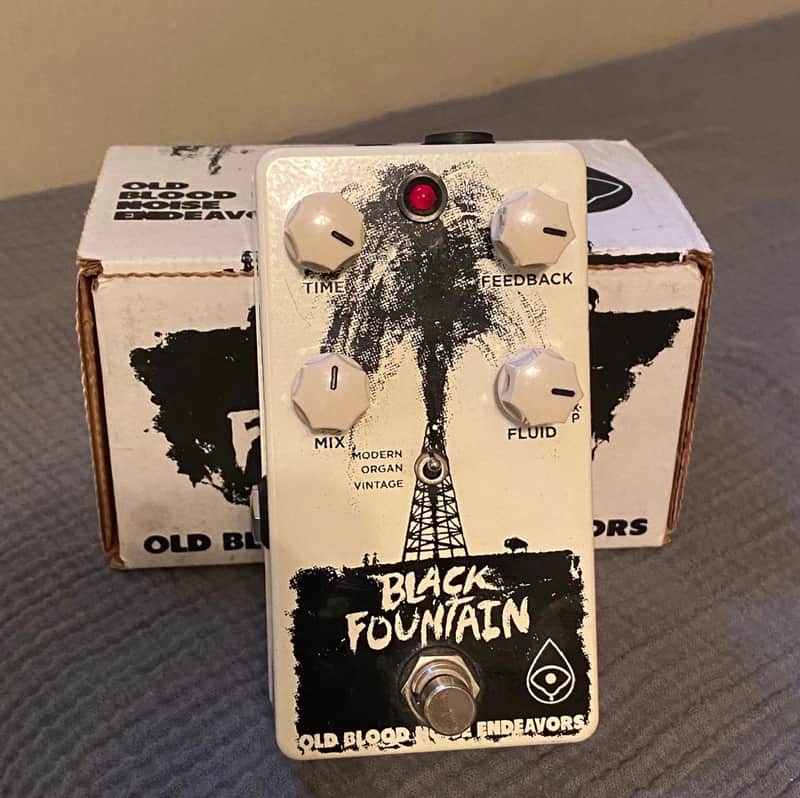 Old Blood Noise Endeavors Black Fountain Delay V2 2015 - 2019 - Graphic image 1