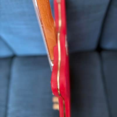 Egmond Typhoon bass guitar 1966-1968 - red tolex image 11