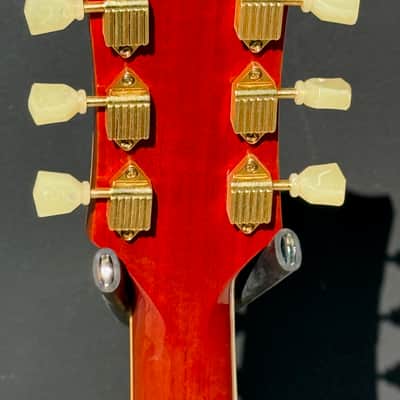 Gibson Les Paul Custom R7 '57 Reissue 2003 - stunning 23 year old Faded Cherry Red All Mahogany by the Custom Shop. image 6