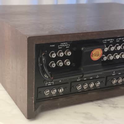Harman/Kardon 50+ Vintage Multichannel Receiver with Original Wood Case — Serviced, Cleaned, LED Dial Lighting image 13