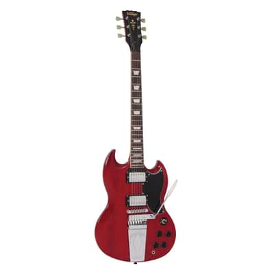 Vintage ReIssued Series VS6 w/Vibrato - Cherry Red image 2