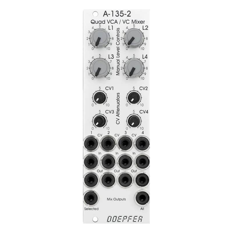 2010-present Doepfer Doepfer A-135-2 Eurorack Quad VCA Module …