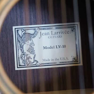 Larrivee LV-10 E 2002 - Mint image 24