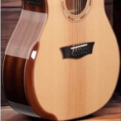 Washburn Comfort Series WCG15SCE12 Grand Auditorium Cutaway Acoustic-Electric  w/ Solid Sitka Spruce, B-Stock image 15