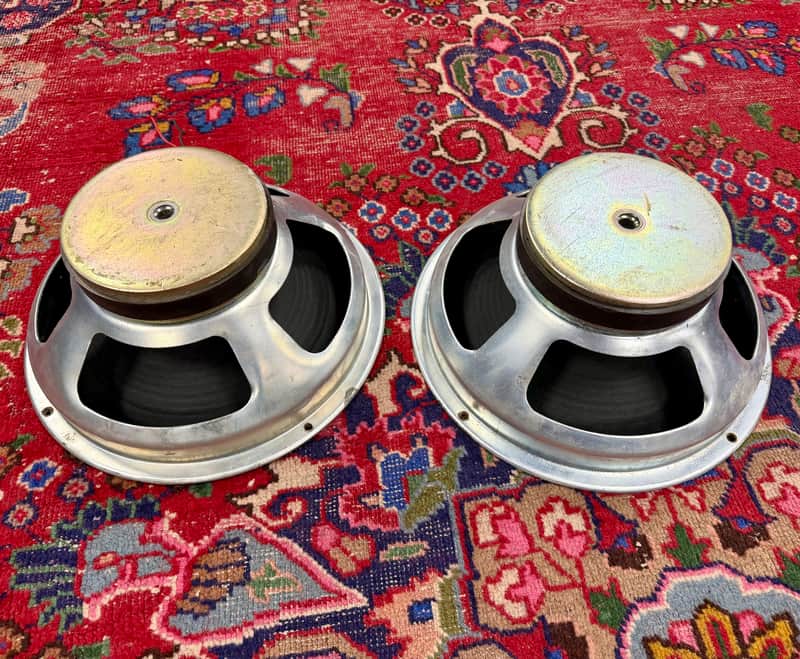 McKenzie - Pair of 12” 50w Guitar Speaker 8 ohms - 1970’s Marshall JMP Spec image 1