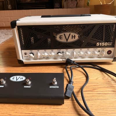 EVH 5150 III 6L6 3-Channel 50-Watt Amp Head Ivory with Road Case image 12