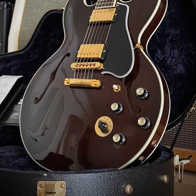 Gibson Custom Shop ES-345 Stereo Reissue Walnut Nur 3,99kg trotz Varitone! Gibson BB.King Customshop Case! 2008 - Walnut image 6