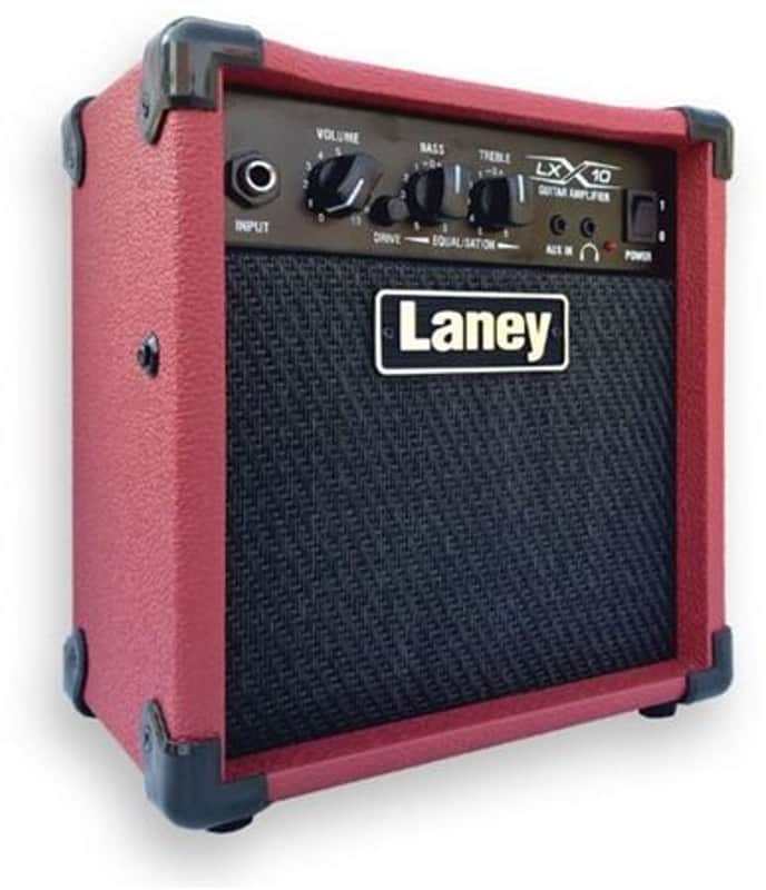 Laney LX10 Electric Guitar Amplifier Combo 1x5" 10 Watts Red image 1