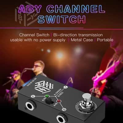 ABY Box Line Selector AB Switch Mini Guitar Effect Pedal,price include the import duty for US buyer image 4