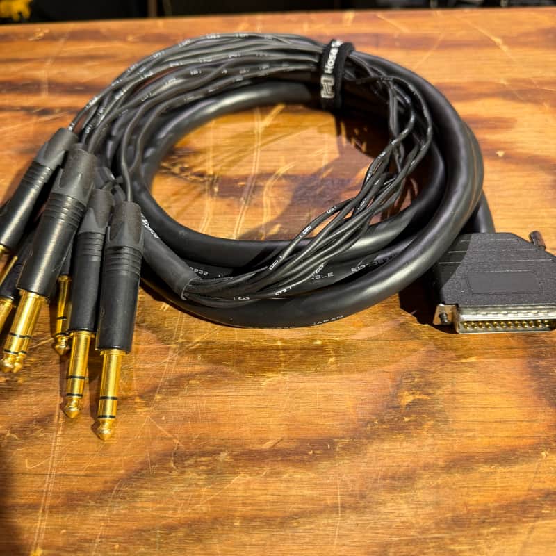 proaudiola Analog Mogami DB25 to 1/4" TRS Snake Cable Mogami 2932 & Neutrik Gold Connectors 8' image 1