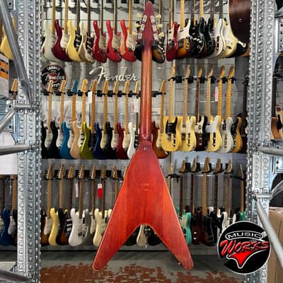 Gibson   Flying V Faded Cherry Red image 10