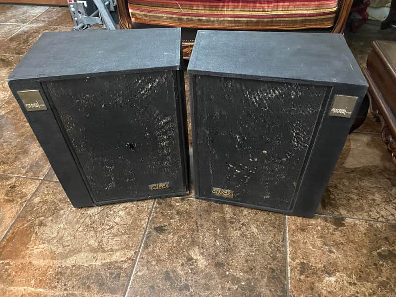 Akai SS-100 Vintage Akai SS-100 Speakers, 1960s Alnico 2 Way Speakers, 10" Woofer, Efficient, Made in Japan image 1