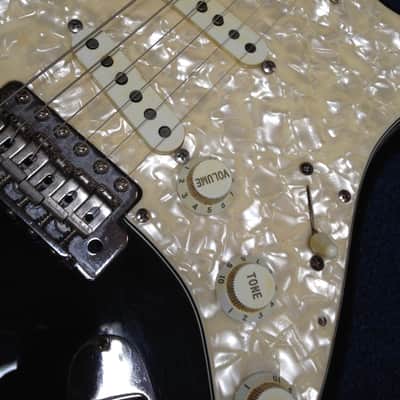 Fender Stratocaster 1984 Black mij Japan E series ST-362V texas special pickups image 3