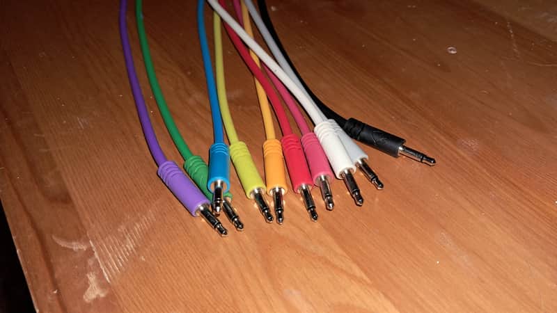 30X Polar Noise 300CM 3.5MM Eurorack Patch Cables image 1