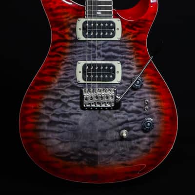 PRS SE Custom 24-08 - Quilt Package, Charcoal Cherry Burst image 1