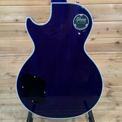 Gibson Custom Les Paul Figured Electric Guitar - Translucent Whale Blue image 4