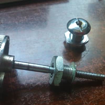 Slingerland VINTAGE Zoomatic Clamshell Snare DRUM Strainer PARTS Throw Off Control KNOB with RARE NUT 50s 60s image 5