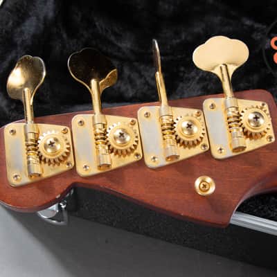 1991 Fender Japan Order Made JB62-65 ’62 Reissue Jazz Bass Walnut MIJ Gold HSC image 8