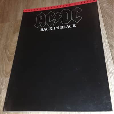 AC / DC - BACK IN BLACK - GUITAR TAB BOOK - TABLATURE MUSIC SONGBOOK - ACDC AC/DC image 1