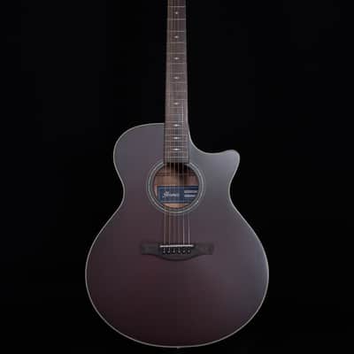 Ibanez AE100 Acoustic/Electric, Burgundy Flat image 5