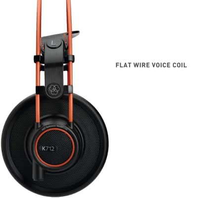 AKG Pro Audio K712 PRO Over-Ear Open-Back Flat-Wire Studio Headphones image 5