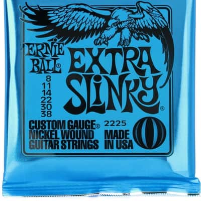Ernie Ball 2225 Extra Slinky Electric Guitar Strings - .008-.038 image 2