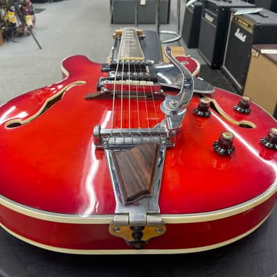 Epiphone 5102TE 1970-71 Semi-Hollow Electric Guitar - Redburst image 6