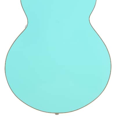 D'Angelico DAPSSSGRNS PREMIER SS Single Cutaway Semi-Hollow Body Maple Neck 6-String Electric Guitar image 6