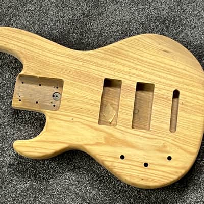 1980s G&L Fullerton Left Handed L-2500 bass Body Unfinished Swamp Ash USA image 1